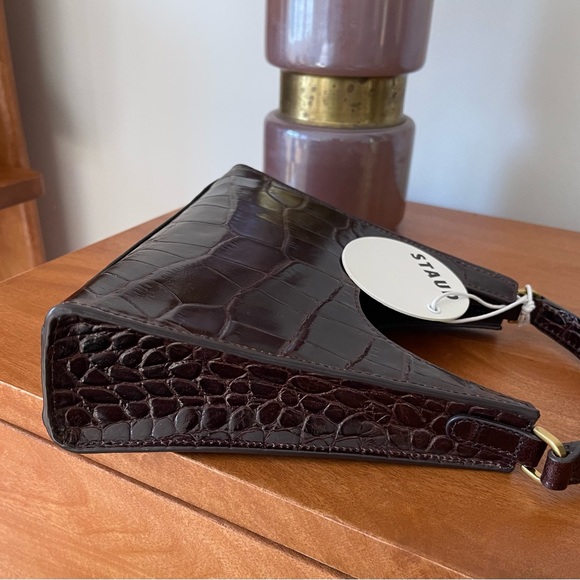 STAUD Mini Rey Croc Bag - Picture 6 of 8